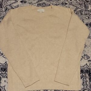 Lucky Brand Women's Cream Crewneck Sweater